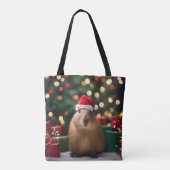 Adorable Christmas Capybara, Tasche (Rückseite)