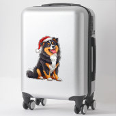 Adorable Christmas Dog Aufkleber (Koffer)