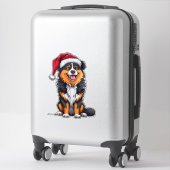 Adorable Christmas Dog Aufkleber (Koffer)