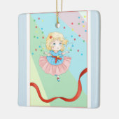 Adorable Christmas Fairy Keramikornament (Links)