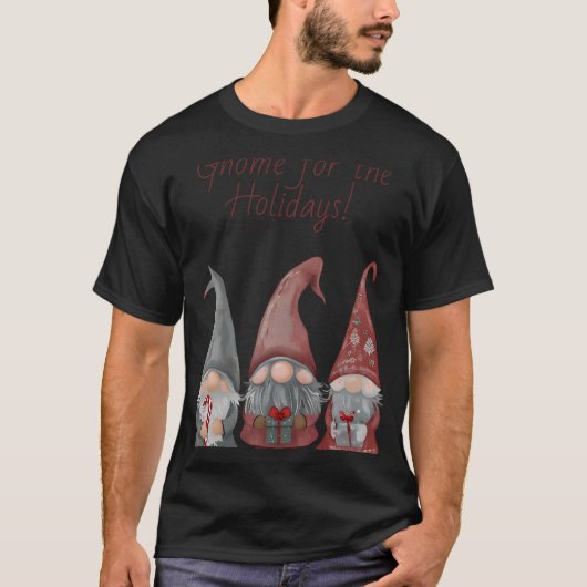 Adorable Christmas Gnomes With Holiday Cheer T Shi T-Shirt (Vorderseite)