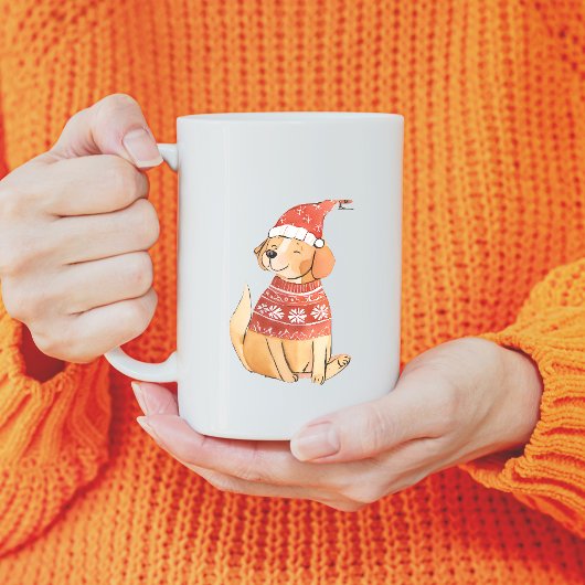 Adorable Christmas Hund Tasse
