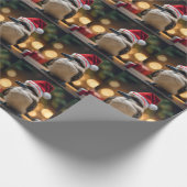 Adorable Christmas Kookaburra, Geschenkpapier (Ecke)