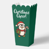 Adorable Christmas Penguin with Candy Cane Geschenkschachtel (Rückseite)