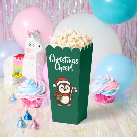 Adorable Christmas Penguin with Candy Cane Geschenkschachtel (Party)
