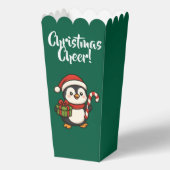 Adorable Christmas Penguin with Candy Cane Geschenkschachtel (Vorderseite)