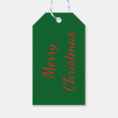 Adorable Christmas Teddy Bär Geschenkanhänger (Rückseite)