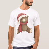Adorable Christmas Teddy Bär T-Shirt (Vorderseite)