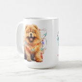 ADORABLE CHRISTMAS WÄHLEN PUPPY HUND KAFFEETASSE (Vorderseite Links)