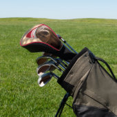 Adorable Christmas Wombat, Golf Headcover (In SItu)