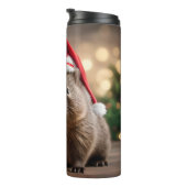 Adorable Christmas Wombat, Thermosbecher (Nach rechts gedreht)