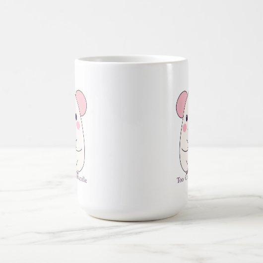 Adorable Chubby Mouse Kaffeetasse (Mittel)