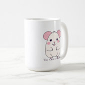 Adorable Chubby Mouse Kaffeetasse (VorderseiteRechts)