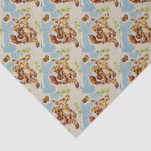 Adorable Cocker-Spaniel-Welpe auf dem Lauf Seidenpapier (Ausschnitt)