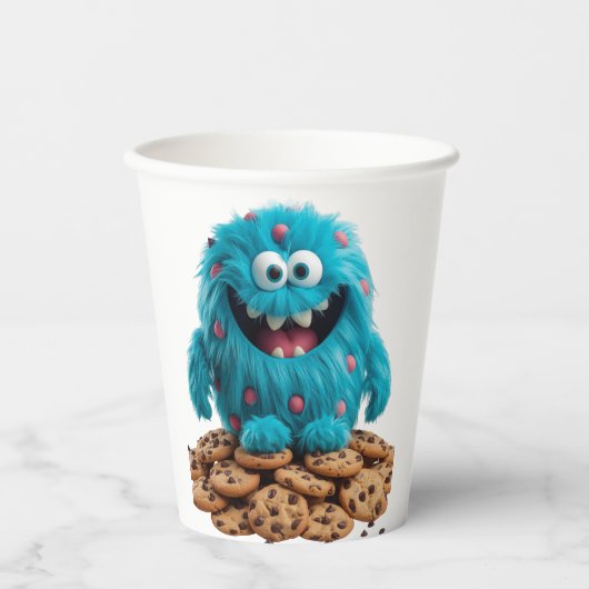 Adorable Cookie Monster Bodysuits Pappbecher (Vorderseite)