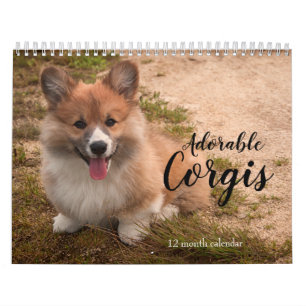 Adorable Corgi Dogs 2025 Kalender