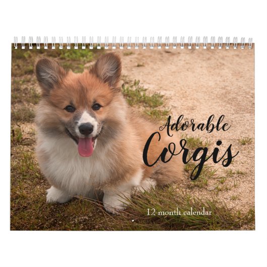 Adorable Corgi Dogs 2026 Kalender (Titelbild)