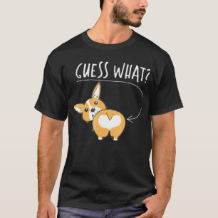 Adorable Corgi Hintern raten, was T-Shirt