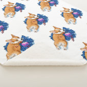 Adorable Corgi Welpen Weihnachten Sherpadecke (3/4)