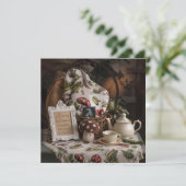 Adorable Cotages Setup Pregnancy Ankündigung (Stehend Vorderseite)