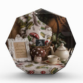 Adorable Cotages Setup Pregnancy Ankündigung Fotoblock (Vorderseite)