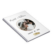 Adorable Couple Wedding Foto Planner - Notebook Notizblock (Rechte Seite)