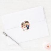 Adorable Couple Wedding Stickers (Umschlag)