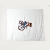 Adorable Cowdog Reiten Wandteppich (Vorderseite (Horizontal))