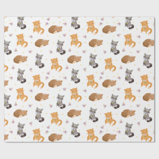 Adorable Crites Geschenkpapier (Flach)