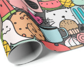 Adorable critters wrapping paper geschenkpapier (Rolleneckpunkt)