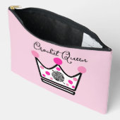 Adorable Crochet Queen Gift Zubehörtasche (Offen)