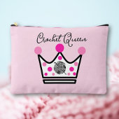 Adorable Crochet Queen Gift Zubehörtasche