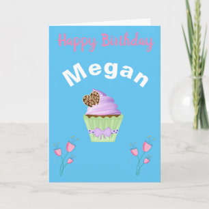 ADORABLE CUPCAKE CUSTOM GEBURTSTAG KARTE