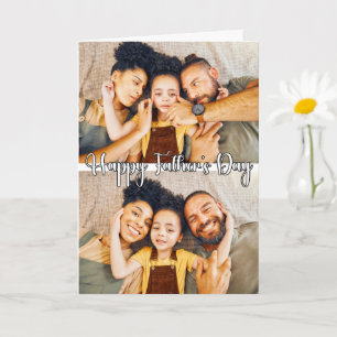 Adorable Custom 2-Fotos Vorlage Vatertag