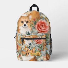 Adorable Custom Puppy Bedruckter Rucksack