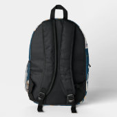 Adorable Custom Puppy Bedruckter Rucksack (Rückseite)