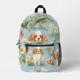 Adorable Custom Puppy Bedruckter Rucksack