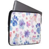 Adorable Custom Puppy Laptopschutzhülle (Vorne Rechts)