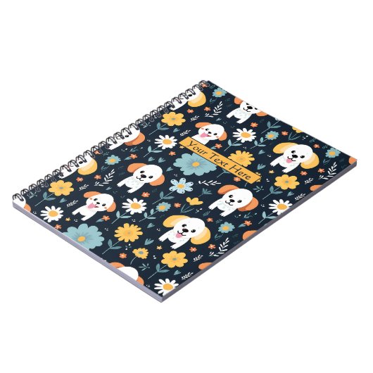 Adorable Custom Puppy Notizblock (Linke Seite)