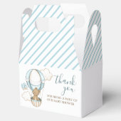 Adorable Cute Teddy Bear Baby Shower Favor Box Geschenkschachtel (Geöffnet)