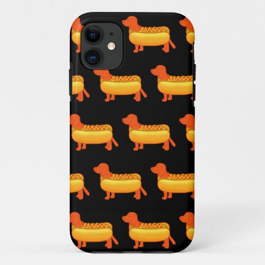 Adorable Dackel Hot Dog Case-Mate iPhone Hülle (Rückseite)