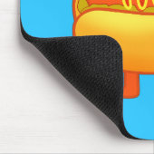 Adorable Dackel Hot Dog Mousepad (Ecke)