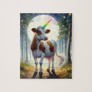 Adorable Dairy Kuh Unicorn Puzzle