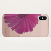 Adorable Daisy, Blume, Streifen -Personalisiert Case-Mate iPhone Hülle (Rückseite (Horizontal))