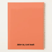 Adorable Daisy Gemustert | Personalisierter Jahres Planer (Rückseite)