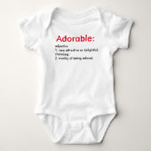 Adorable Defined Baby Crawler Shirt (Vorderseite)