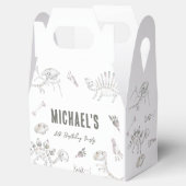 Adorable Dino Dig Birthday Geschenkschachtel (Geöffnet)