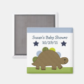 Adorable Dino/Dinosaurier Magnet/Keepake/Gastgesch Magnet (Vorderseite/Rückseite)