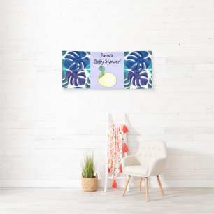 Adorable Dinosaur Baby Duschbanner Banner