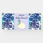 Adorable Dinosaur Baby Duschbanner Banner (Horizontal)
